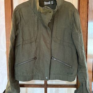 Athleta Utility Jacket in Olive
